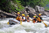 Young-Whitewater rafting