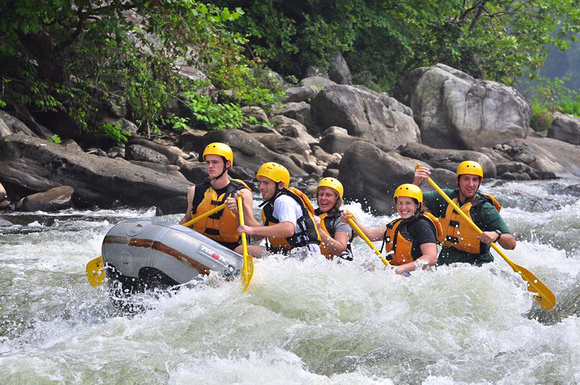 Young-Whitewater rafting