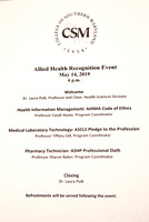 2019 Allied Health Ceremony